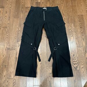 {Oak + Fort} black cargo utility pants, 12